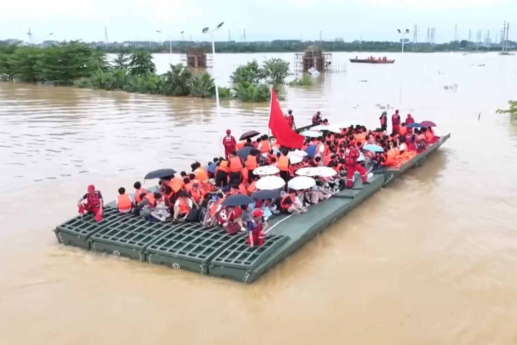 Drone China untuk evakuasi banjir