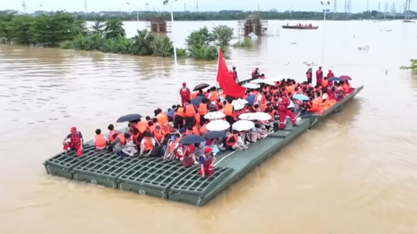 Drone China untuk evakuasi banjir
